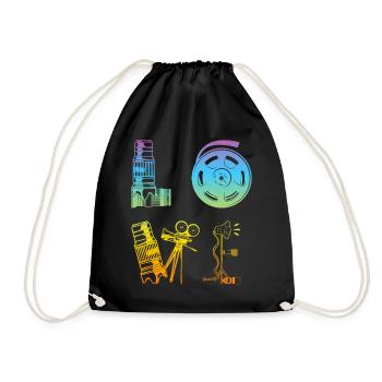 AMOUR Amateur de photographie Photographe Appareil photo Photogr - Sac de sport léger - noir - Devant