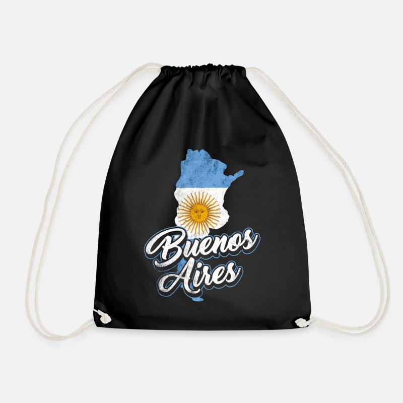 Buenos Aires Argentinien - Turnbeutel - Schwarz