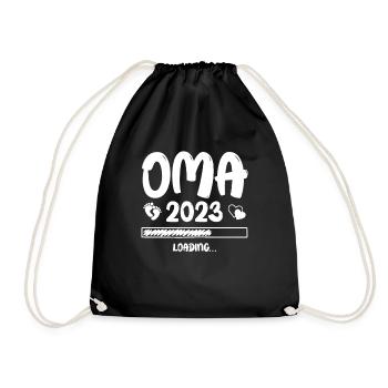 Oma Loading 2023 - Turnbeutel - Schwarz - Vorne
