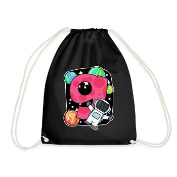 9e anniversaire 9 ans jeune astronaute de l’espace - Sac de sport léger - noir - Devant