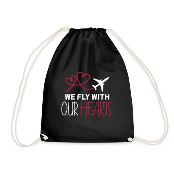 Cadeau de devis de pilote d’avion - Sac de sport léger - noir - Devant