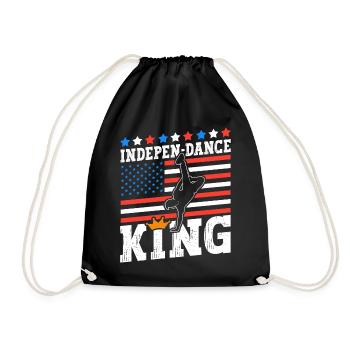 Indepen-dance King Juillet 4th Independence Day Dancers - Sac de sport léger - noir - Devant