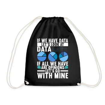 Analyste de données Data Scientist - Sac de sport léger - noir - Devant