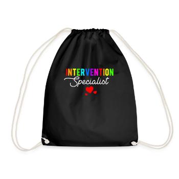 Intervention Specialist, Intervention specialist - Turnbeutel - Schwarz - Vorne