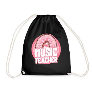 Chemise de professeur de musique, fournitures pour la rentrée scolaire - Sac de sport léger - noir - Devant