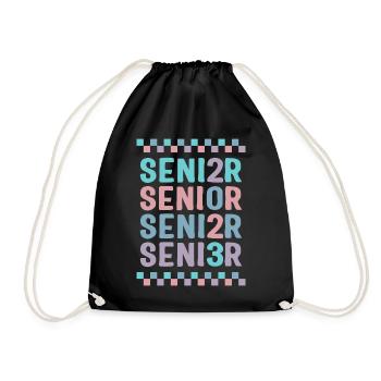 Abschlusshemd, Senior Class Of 2023 Geschenkende - Turnbeutel - Schwarz - Vorne