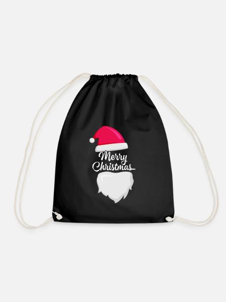 Weihnachten Weihnachten Weihnachten Weihnachten - Turnbeutel - Schwarz