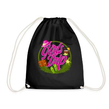 Girls Trip Beste Freundinnen Freundin - Turnbeutel - Schwarz - Vorne