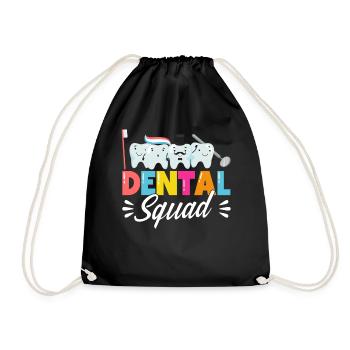 Escouade dentaire - Sac de sport léger - noir - Devant