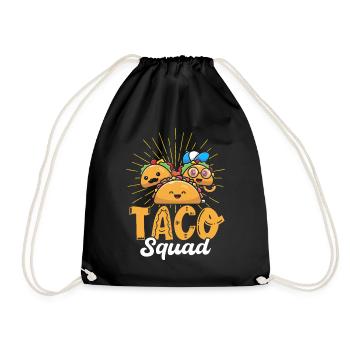 Taco Squad - Turnbeutel - Schwarz - Vorne