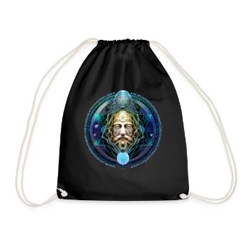 Machine Elf Entity from Higher Dimension - Drawstring Bag - black - Front
