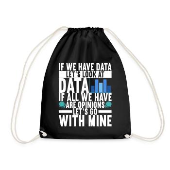 Analyste de données Data Scientist - Sac de sport léger - noir - Devant