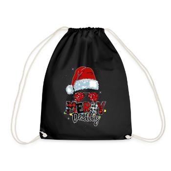 Joyeux Noël Père Noël Tenue de papa - Sac de sport léger - noir - Devant