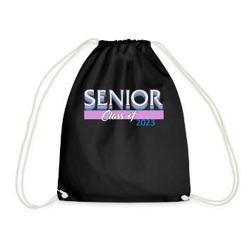 Abschlusshemd, Senior Class Of 2023 Geschenkende - Turnbeutel - Schwarz - Vorne