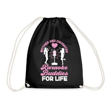 Chanteur de karaoké Maman Mère Et - Sac de sport léger - noir - Devant