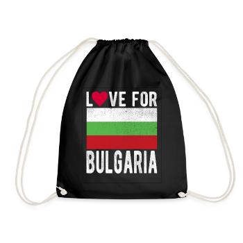 Bulgarie Souvenir - Sac de sport léger - noir - Devant