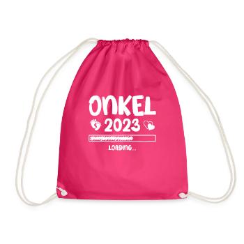 Onkel Loading 2023 - Turnbeutel - Fuchsia - Vorne