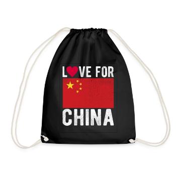 Souvenir de Chine - Sac de sport léger - noir - Devant
