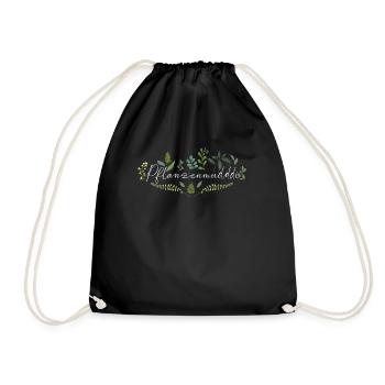 Pflanzenmudddi Pflanzenmama Plant Lady - Sac de sport léger - noir - Devant