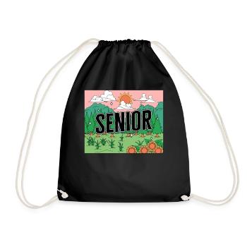 Abschlusshemd, Senior Class Of 2023 Geschenkende - Turnbeutel - Schwarz - Vorne