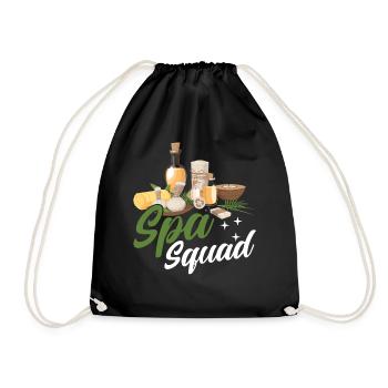 Spa Squad - Drawstring Bag - black - Front