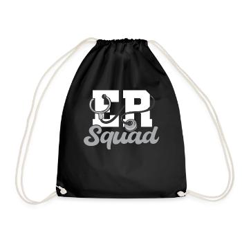 Her Squad Emergency Squad - Drawstring Bag - black - Front