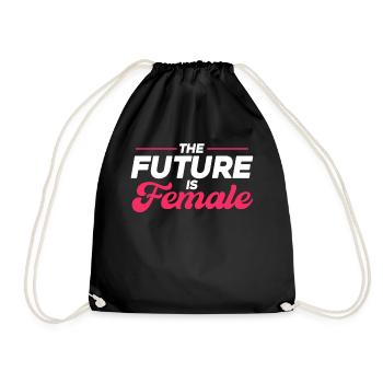 The Future - Drawstring Bag - black - Front