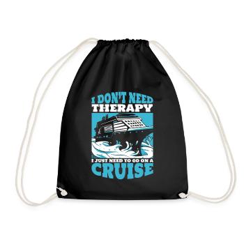 Cruise Ship Holiday Ships Cruise - Drawstring Bag - black - Front