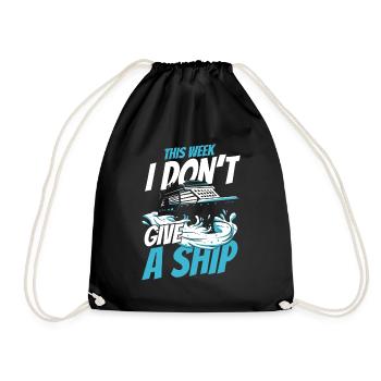 Cruise Ship Holiday Ships Cruise - Drawstring Bag - black - Front