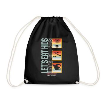 Chemise de costume d’Halloween, ponctuation amusante sauve - Sac de sport léger - noir - Devant