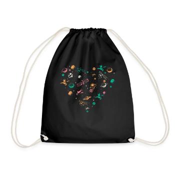 Voyage spatial Aérospatial Plan d’astronomie - Sac de sport léger - noir - Devant