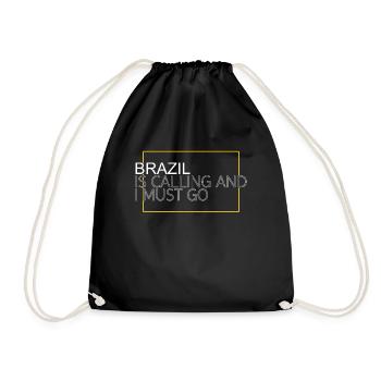 Citation Brésil - Sac de sport léger - noir - Devant