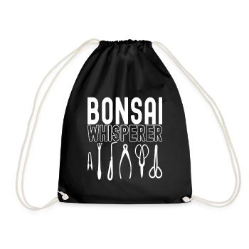 Bonsaibaum Bonsai - Turnbeutel - Schwarz - Vorne
