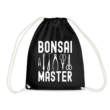 Bonsaibaum Bonsai - Turnbeutel - Schwarz - Vorne
