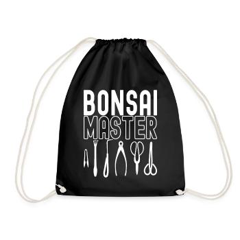 Bonsaibaum Bonsai - Turnbeutel - Schwarz - Vorne