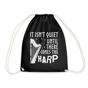 It isn’t Quiet Until There Comes The Harp Musician - Sac de sport léger - noir - Devant