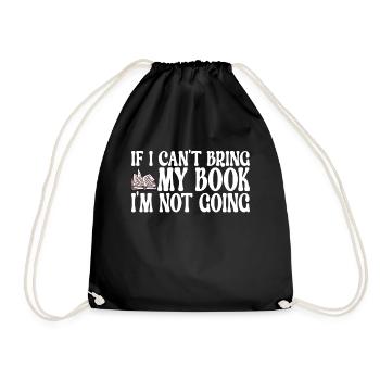 Lire des livres Rat de bibliothèque - Sac de sport léger - noir - Devant