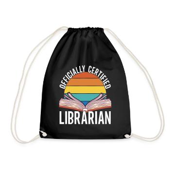 Lire des livres Rat de bibliothèque - Sac de sport léger - noir - Devant