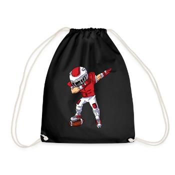 Joueurs de football - Sac de sport léger - noir - Devant