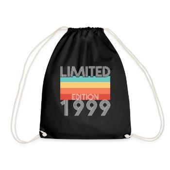 Limited Edition Retro 1999 - Turnbeutel - Schwarz - Vorne