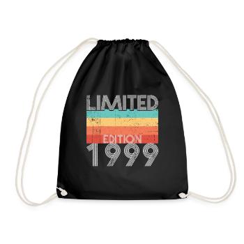 Limited Edition Retro 1999 - Turnbeutel - Schwarz - Vorne
