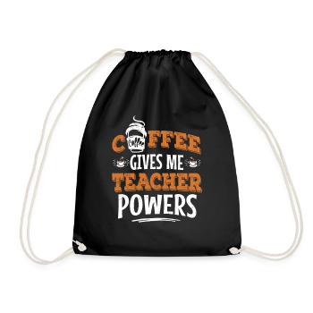Primary School Teacher Kindergarten Educator - Drawstring Bag - black - Front