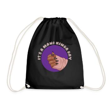 C'est une manucure un peu jour - Sac de sport léger - noir - Devant