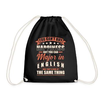 Diplôme d’anglais - Sac de sport léger - noir - Devant
