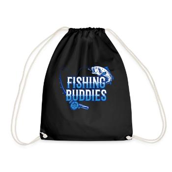 Amis pêcheurs Ami pêcheur Ami pêcheur - Sac de sport léger - noir - Devant