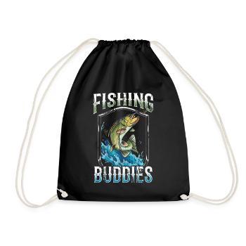 Amis de la pêche Ami de la pêche Ami de la pêche - Sac de sport léger - noir - Devant