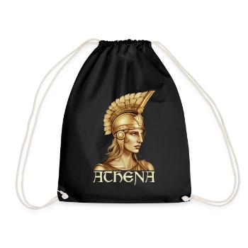 Greek Mythology Goddess Athena Ancient Greece - Turnbeutel - Schwarz - Vorne
