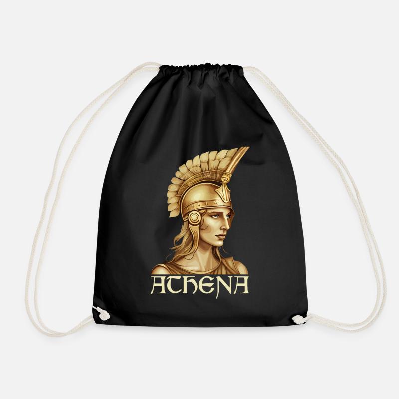 Greek Mythology Goddess Athena Ancient Greece - Turnbeutel - Schwarz