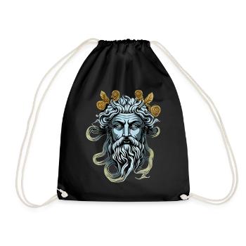 Zeus Mythologie grecque Dieu Grèce antique Divinités - Sac de sport léger - noir - Devant