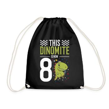 Ce dinomite est maintenant 8 Dinosaures Juillet 4, 8. - Sac de sport léger - noir - Devant